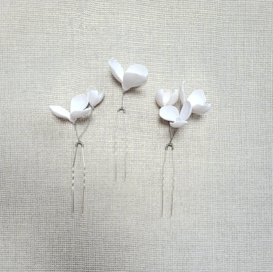 Semplice Bridal Pins with Swarovski Crystals